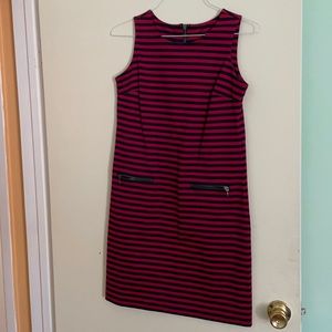 TH black and red stripe dress